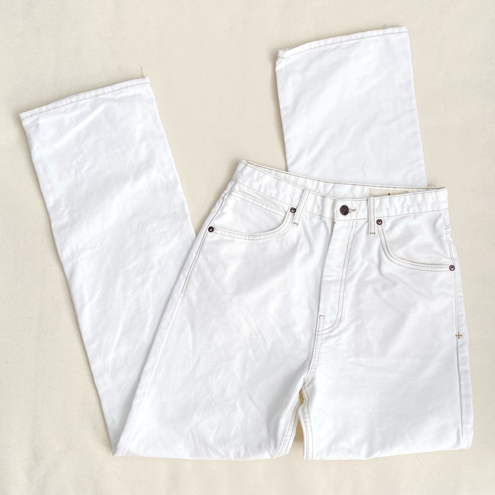 Imogene + Willie Augusta Size 26 White Canvas High Rise Painter Pants Rudy Jude